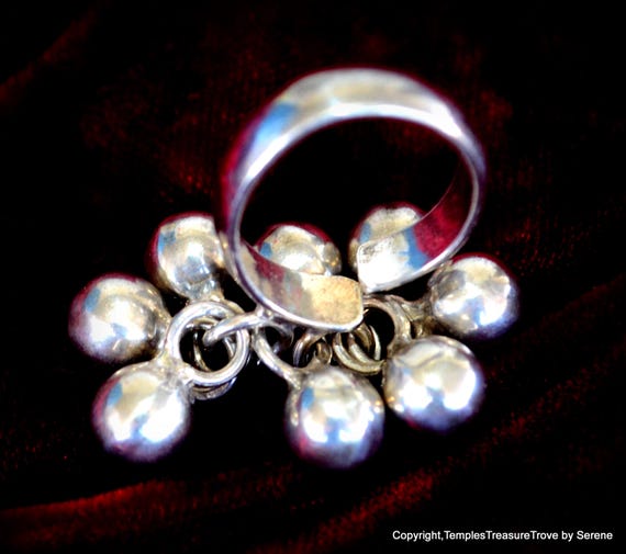 Sterling Adjustable Cha Cha Ring~Size 7 U.S. Ster… - image 6