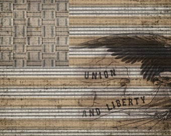 Roycycled Treasures,Union Liberty, decoupage paper, 18lb 20x30