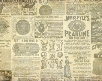 Vintage Ad, roycycled treasure, decoupage paper, 18lb
