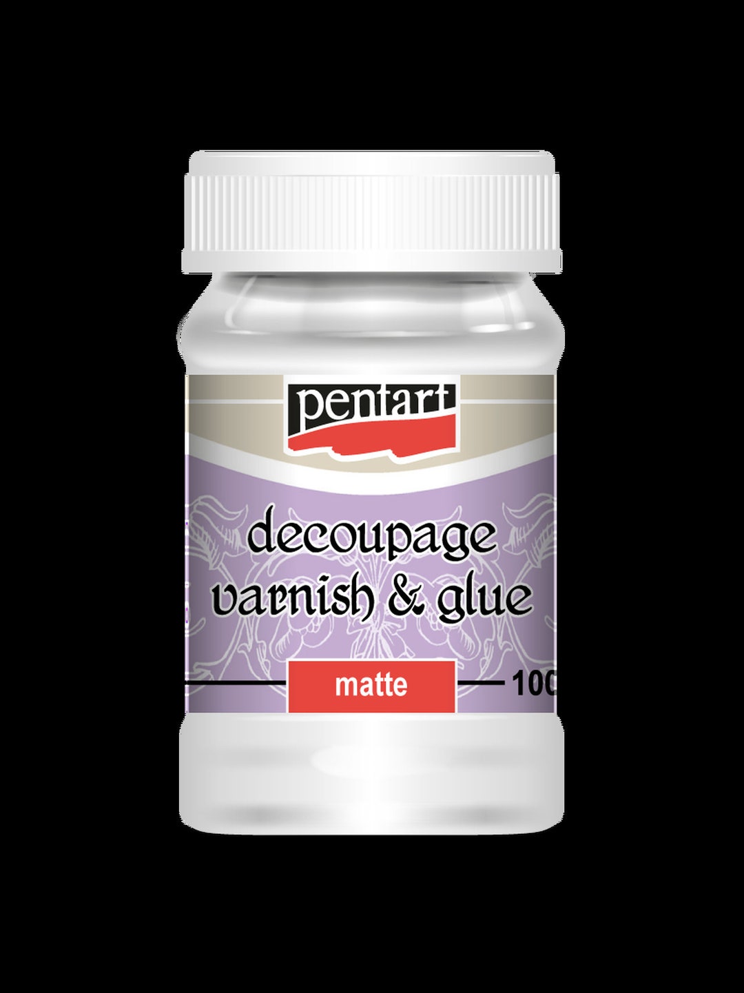 Pentart Water Based Decoupage Varnish and Glue 100 ML for Art Projects