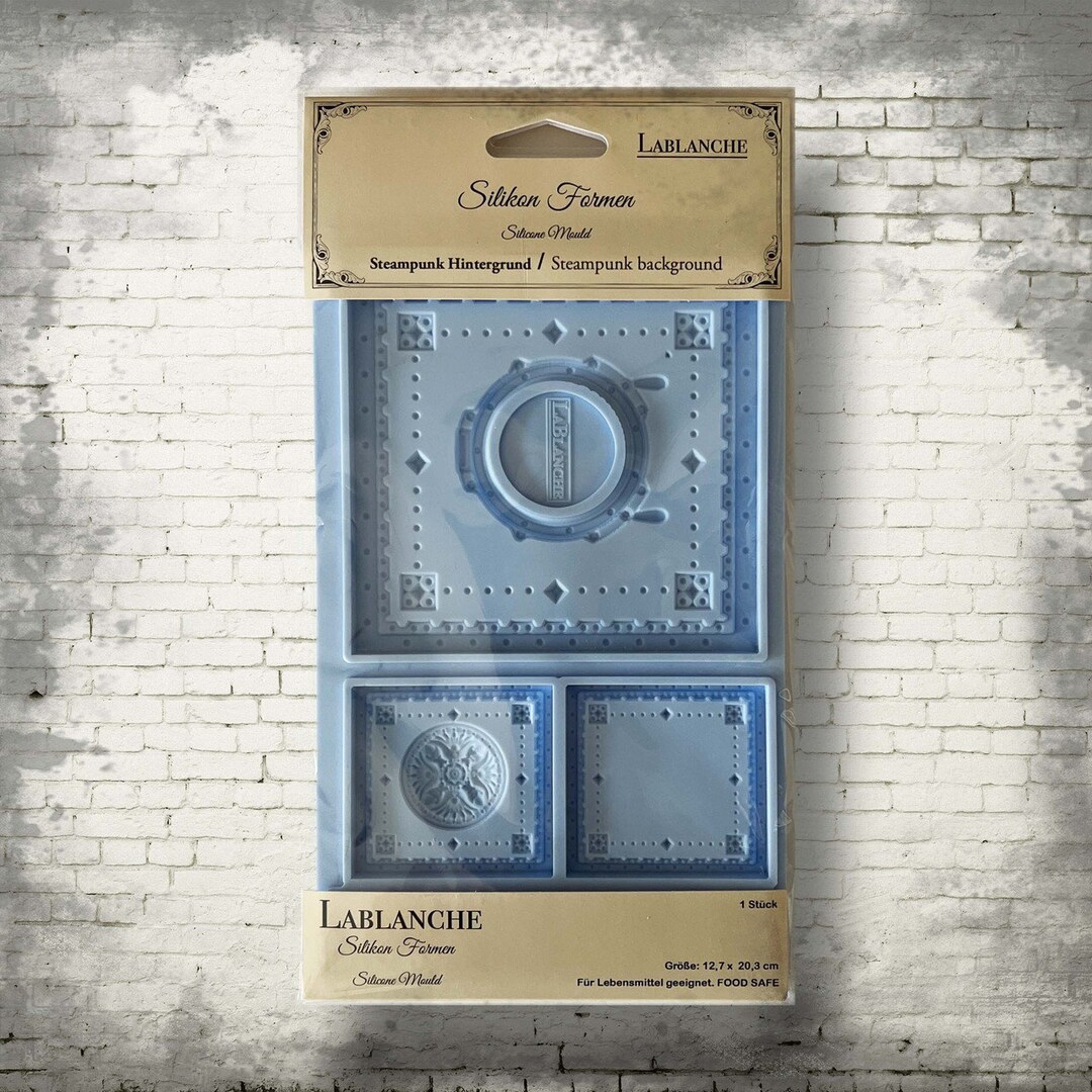 REDESIGN DECOR MOULDS® – STEAMPUNK PLATES – 1 PC, 5″X8″, 8MM THICKNESS main image 1