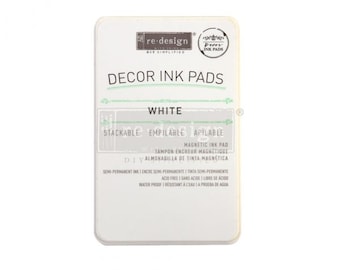 Redesign Decor Ink Pad – White – Magnetic Ink Pad
