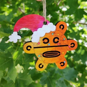 Puerto Rico Christmas Ornament // Boricua Gift // Taino Sun Holiday  Decoration // Puerto Rican Ornament Pack