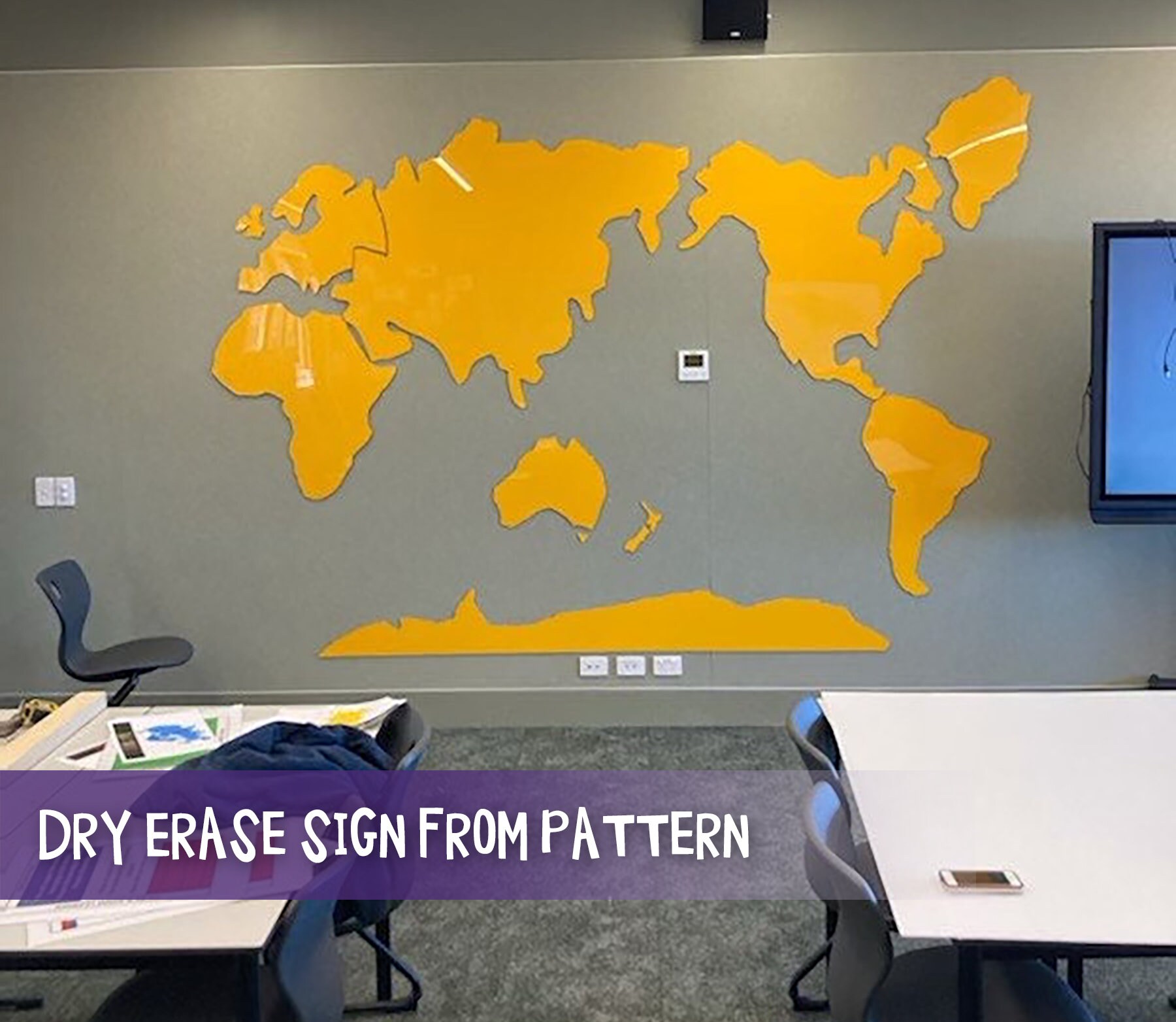Pattern for World Continent Map // SVG Cut Files Included // Cut Felt ...