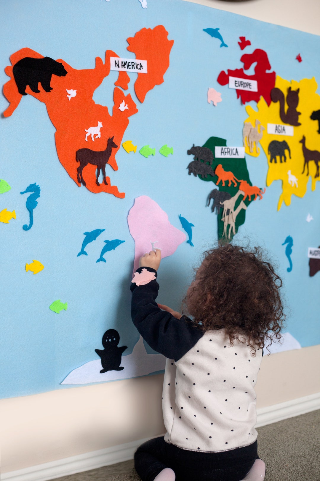 Kids Handmade DIY Craft Painting Stickers Montessori Education