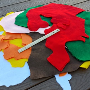 Teacher Costume: Felt Map of World Continents // World Map Halloween Costume for 7 people // Creative Costume // Multi-person image 3