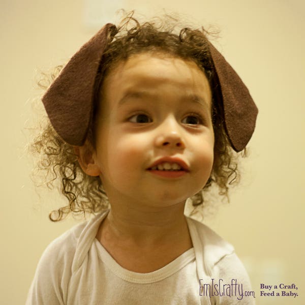 Dog Ears Costume Kid Etsy