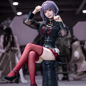 Costume cosplay Amoris, tenue de scène Nyamu Yūtenji, tenue de scène Ave Mujica, costume fait main, ensemble complet de cosplay, cosplay de mode 2D