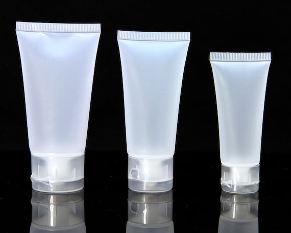 5x Empty Tubes Frosted Cosmetic Cream Lotion Containers 15/30/50ml - Free Shipping