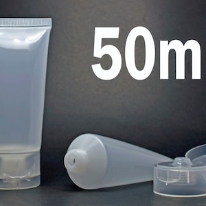 10x Tubos Vacíos Crema Cosmética Clara Loción Contenedores 50ml