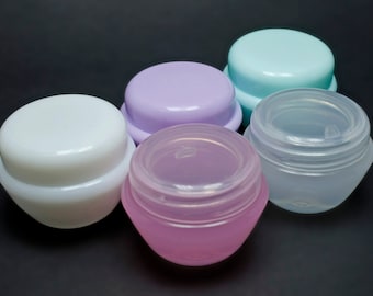 10 x Empty  Cosmetic Cream Containers Jar Pot Bottle Makeup Lotion