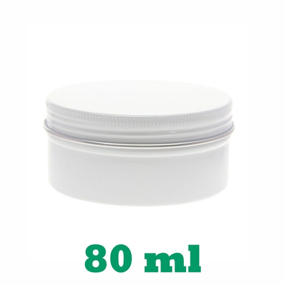 Free Shipping Empty WHITE Tin Cosmetic Pots Jar Containers Etsy