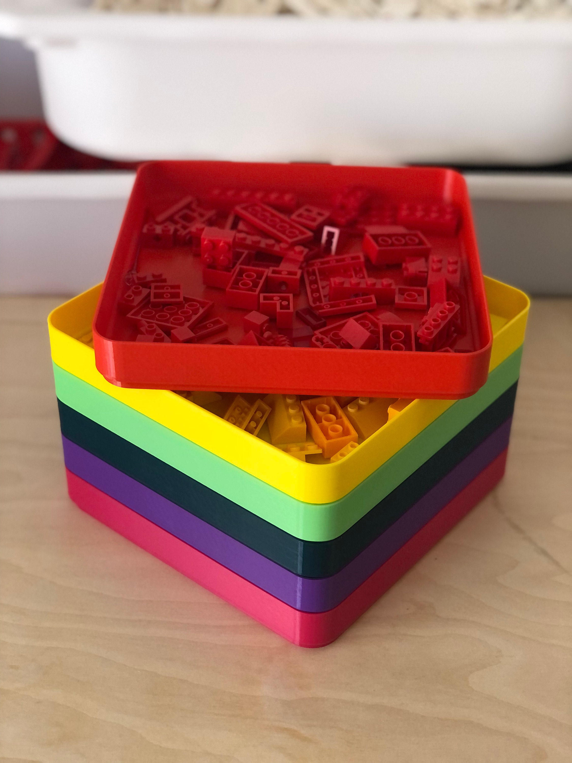 Lego Stacking Sorting Trays Tray With Lid Lego Storage Lego Organization  Gifts for Kids -  Hong Kong