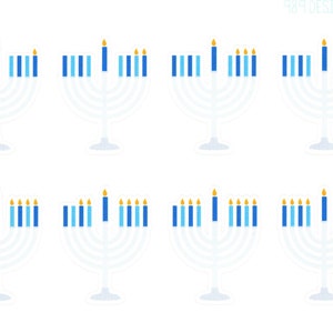 Stickers menorah - Stickers agenda - Fêtes - Hanoucca - Hanoucca - Icônes