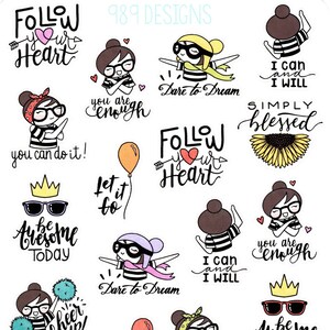 Lu Motivates - Planner Stickers - Motivation Planner Stickers - Motivate - Planner Girl