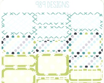 High Tide Mixed Size Boxes || Planner Stickers