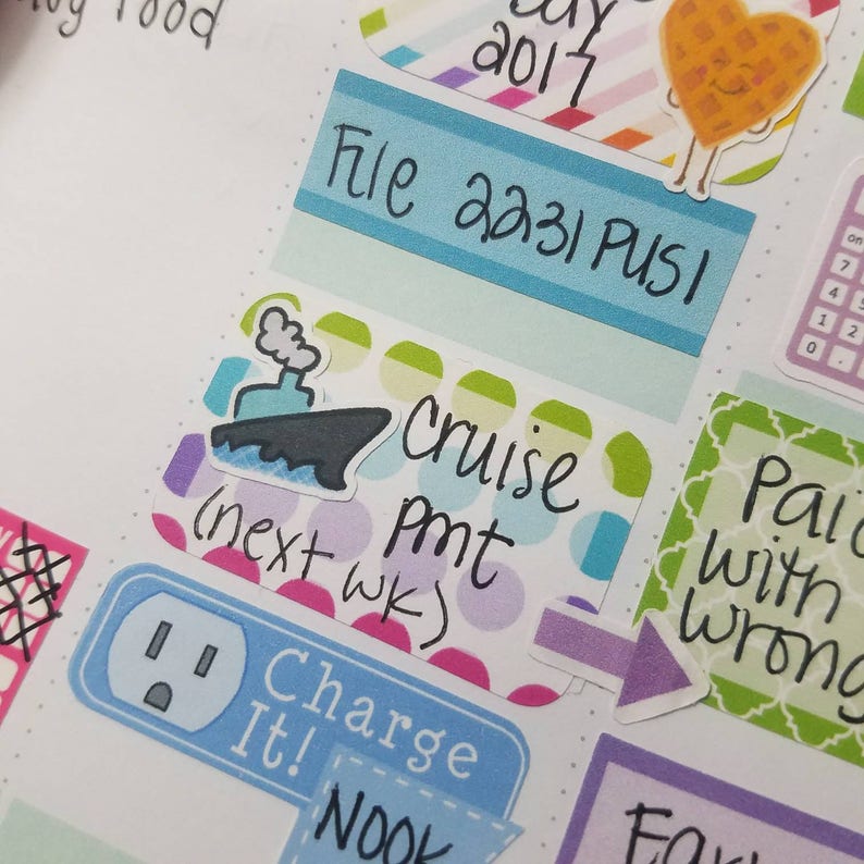 Cruise Ship Stickers Planner Stickers Etsy