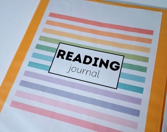 Downloadable Reading Journal - Reading Challenges - Reading Tracker - Reading Binder Pages - Reading Goals - Book Challenges - Digital .pdf