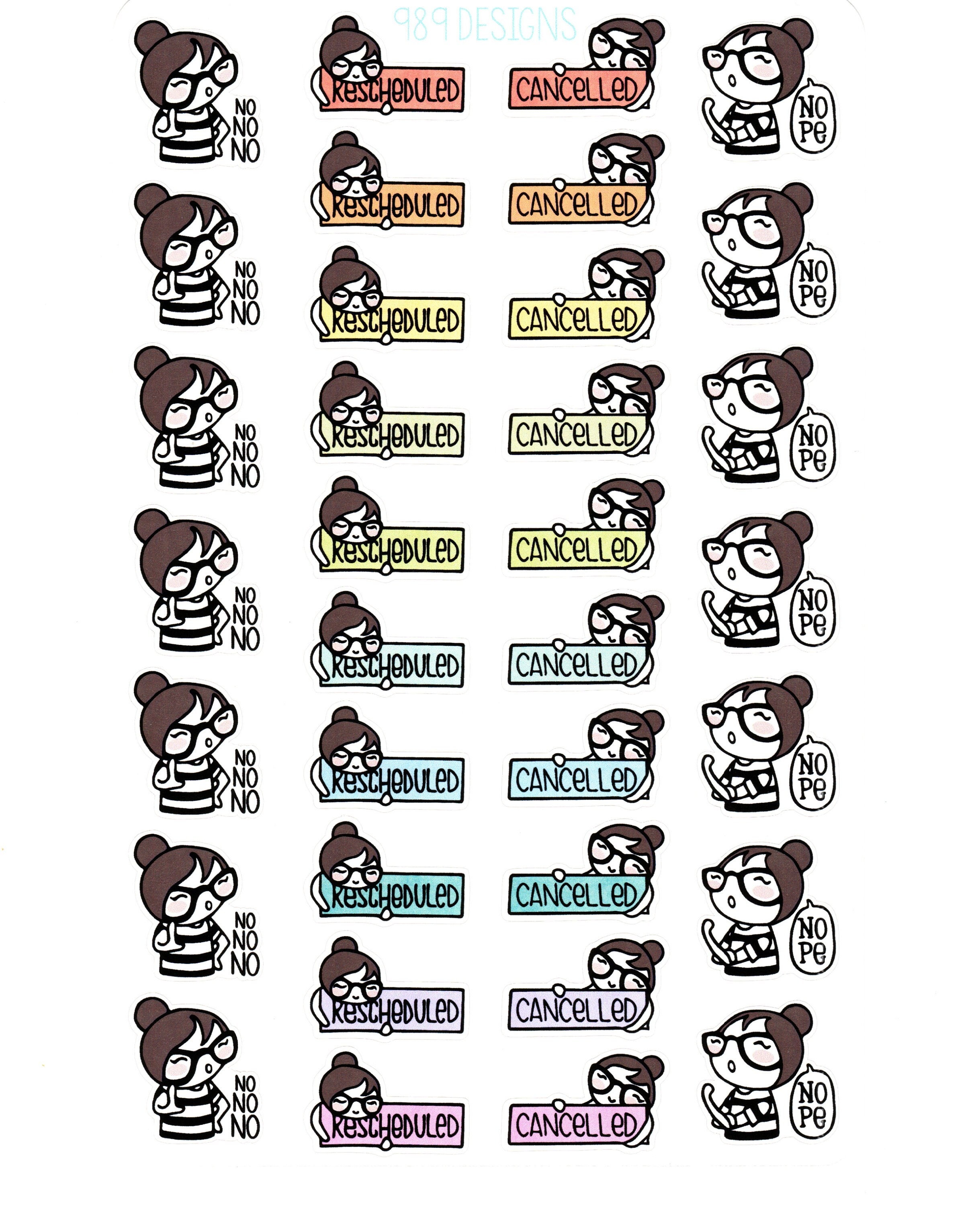 Cancelled on Lu - Planner Stickers - Cancel Planner Stickers ...