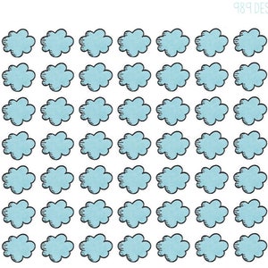 Cloudy Day - Planner Stickers - Weather Tracking Stickers - Cloudy - Clouds - Weather - Icons