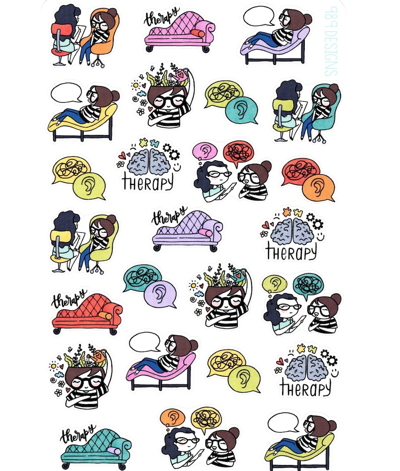 Lu's Therapy - Planner Stickers - Therapy Planner Stickers - Health ...