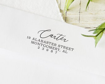 Sello de goma personalizado. Sello de dirección. Sello de dirección personalizado. Sello de autoentintado. Sello de dirección de devolución. Sello de sobre