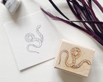 Snake Stamp. Celestial Stamp. Planner Stamp. Journaling Stamp. Journaling supplies. Scrapbooking Stamp. BUJO stamp. Snake journal