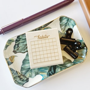 Bullet Journal Stamp. Habit Monthly Stamp Tracker. Bujo Stamp. Daily Planner Stamp. Habit Tracker. Rubber Stamp journaling. Exercise Stamp