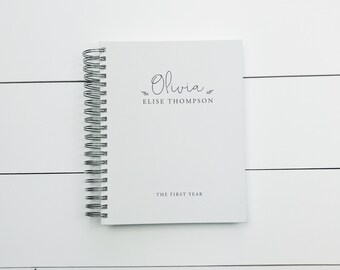 Baby Book. Baby Album. Customized Baby Book. Memory Book Album. Baby Shower Gift. Personalized Baby Book.