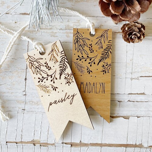 Personalized Gift Name Tags. Custom Christmas Gift Tags. Etsy