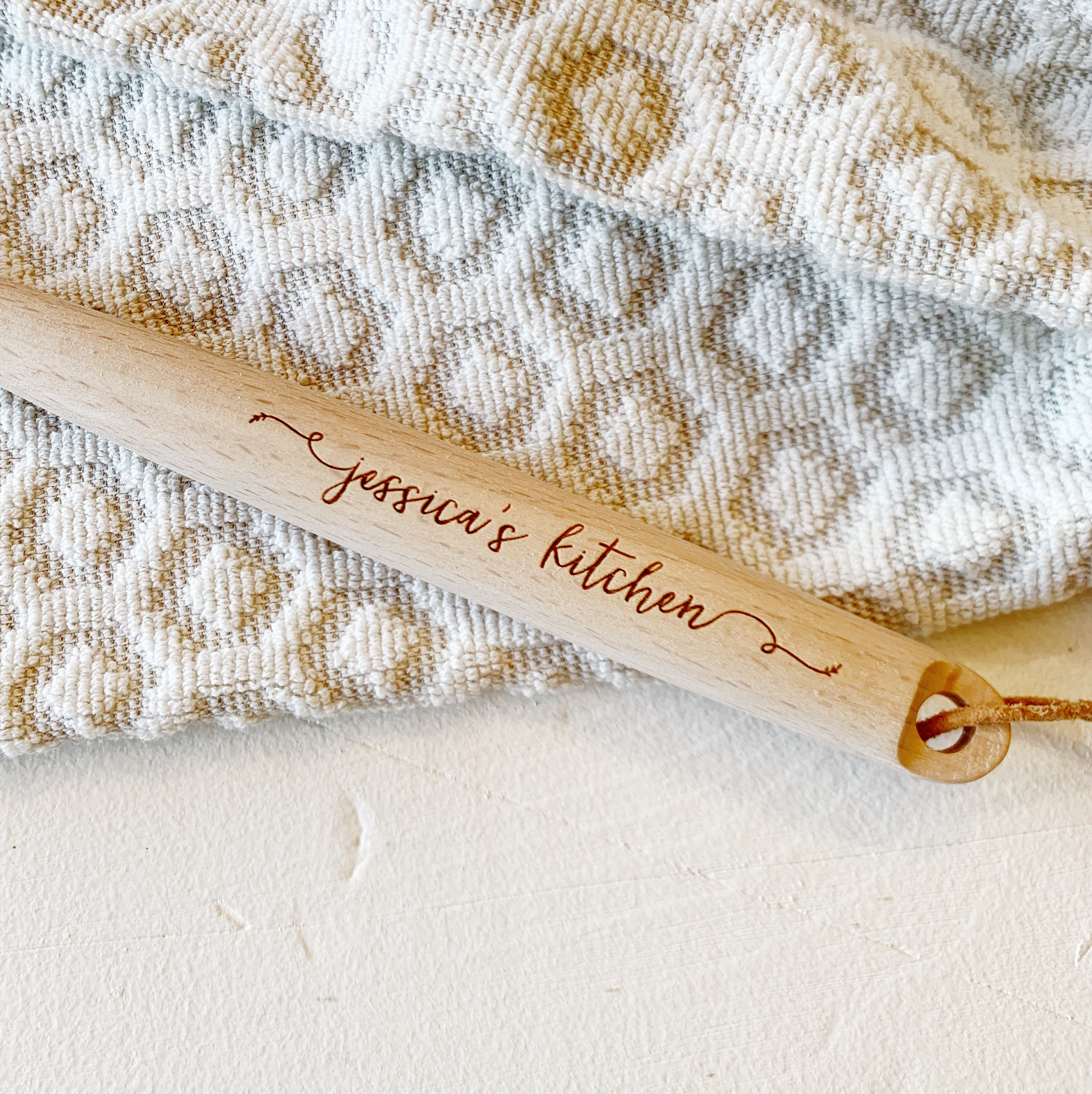 Custom Wooden Kitchen Spoon Keepsake Gift.