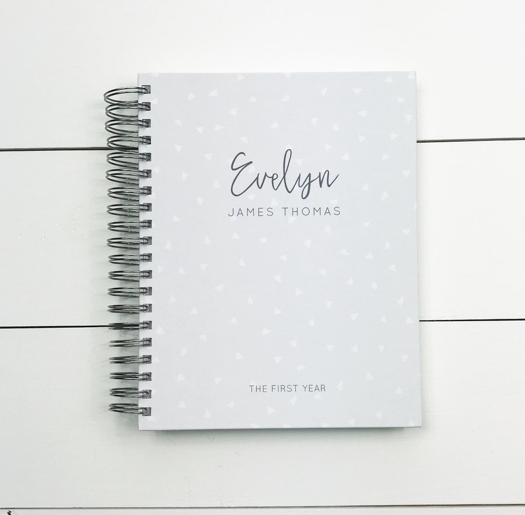 Baby Milestones Book. Baby Memory Album Book. Custom Baby Book. the