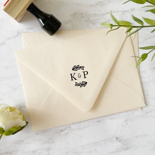 Wedding Logo Stamp. Custom Wedding Gift Stamp for Favors or | Etsy