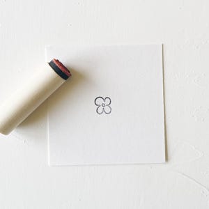 Mini FLOWER Stamp. Rubber Planner Stamp. Bujo Bullet journaling stamp Scrapbooking Stamp Planner Stamp. Art Stamp Custom Stamp Gifts for her