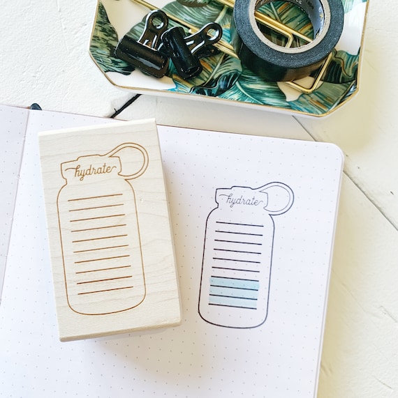 Water Tracker Stamp. Planner Stamp. Hydration Tracker. Bujo Stamps. Bullet  Journaling Accessories. Daily Planner Stamp. Exercise Stamp. -  Israel