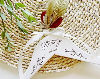Custom Bridal Dress Hanger.