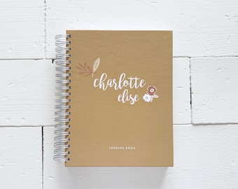 Libro de recuerdos para niños pequeños PERSONALIZADO. Libro para niños de 5 años. Encargado del Registro. Diario de niños