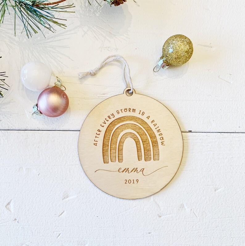 Rainbow Baby Gift. Personalized Gift Rainbow Baby Christmas Etsy