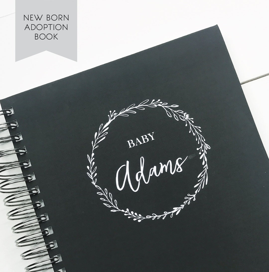 Adoption Baby Book. Custom Baby Book. the First Year Baby Book Adoption