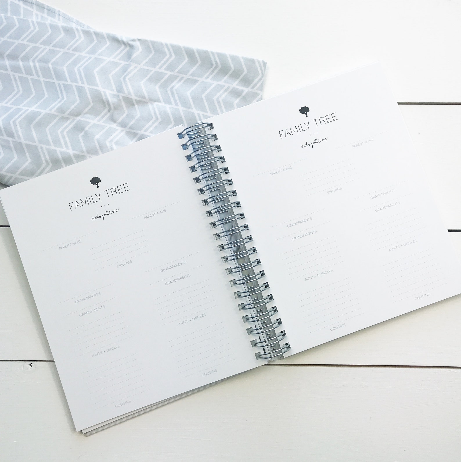 Custom Modern Baby Book. Adoption Baby Book. the First Year Etsy