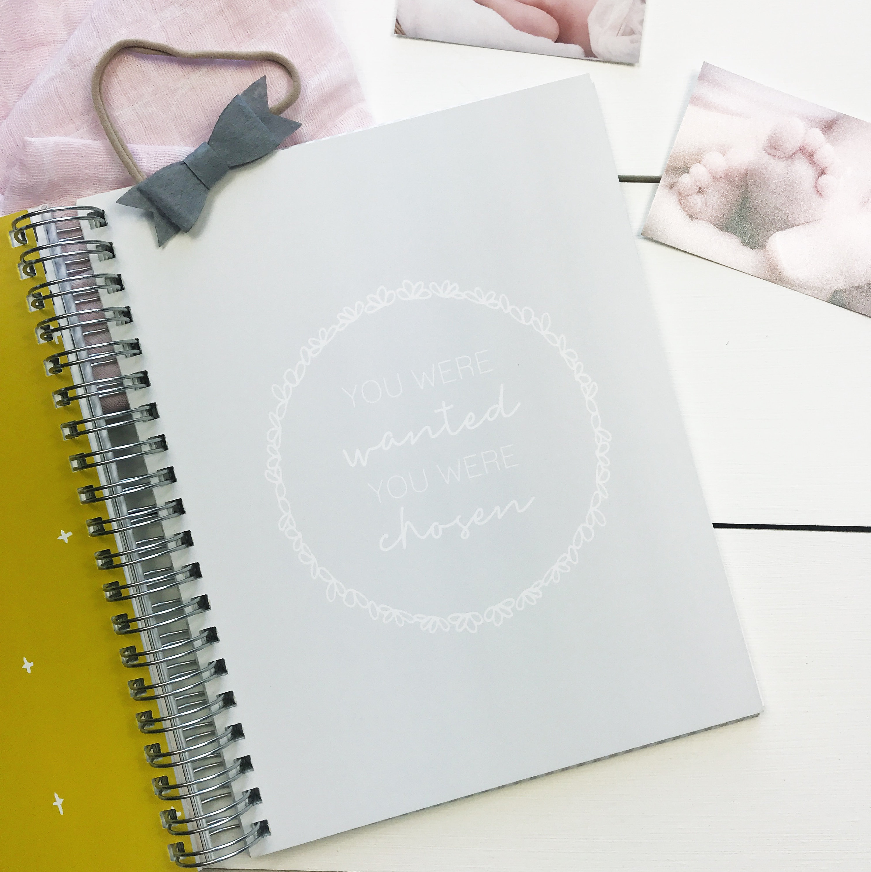 Custom Modern Baby Book. Adoption Baby Book. the First Year Etsy