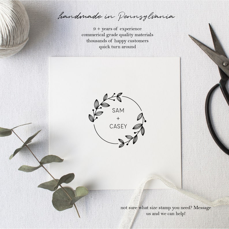 Custom Wedding Stamp. Save the Date Stamp. Custom Rubber Etsy