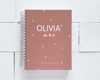 Libro de recuerdos para niños pequeños PERSONALIZADO. Libro para niños de 5 años. Encargado del Registro. Diario de niños. Regalo personalizado