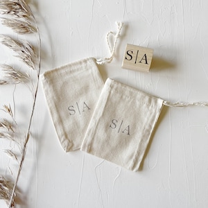 Custom Wedding initials Stamp for Wedding Stationery.