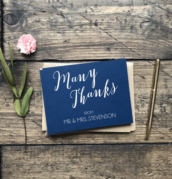 Wedding Thank You Cards. Wedding Gift For Bride. Wedding Etsy