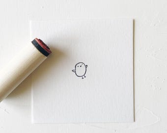 Mini CHICK Stamp. Rubber Planner Stamp. Bujo Bullet journaling stamp. Scrapbooking Stamp. Planner Stamp. Custom Rubber Stamp.