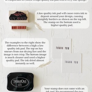 Modern Wedding Monogram Stamp for Stationery. image 5