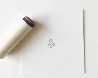 Mini FLORAL Stamp. Rubber Planner Stamp. Bujo Bullet journaling stamp. Scrapbooking Stamp. Planner Stamp. Art Stamp. Custom Rubber Stamp.