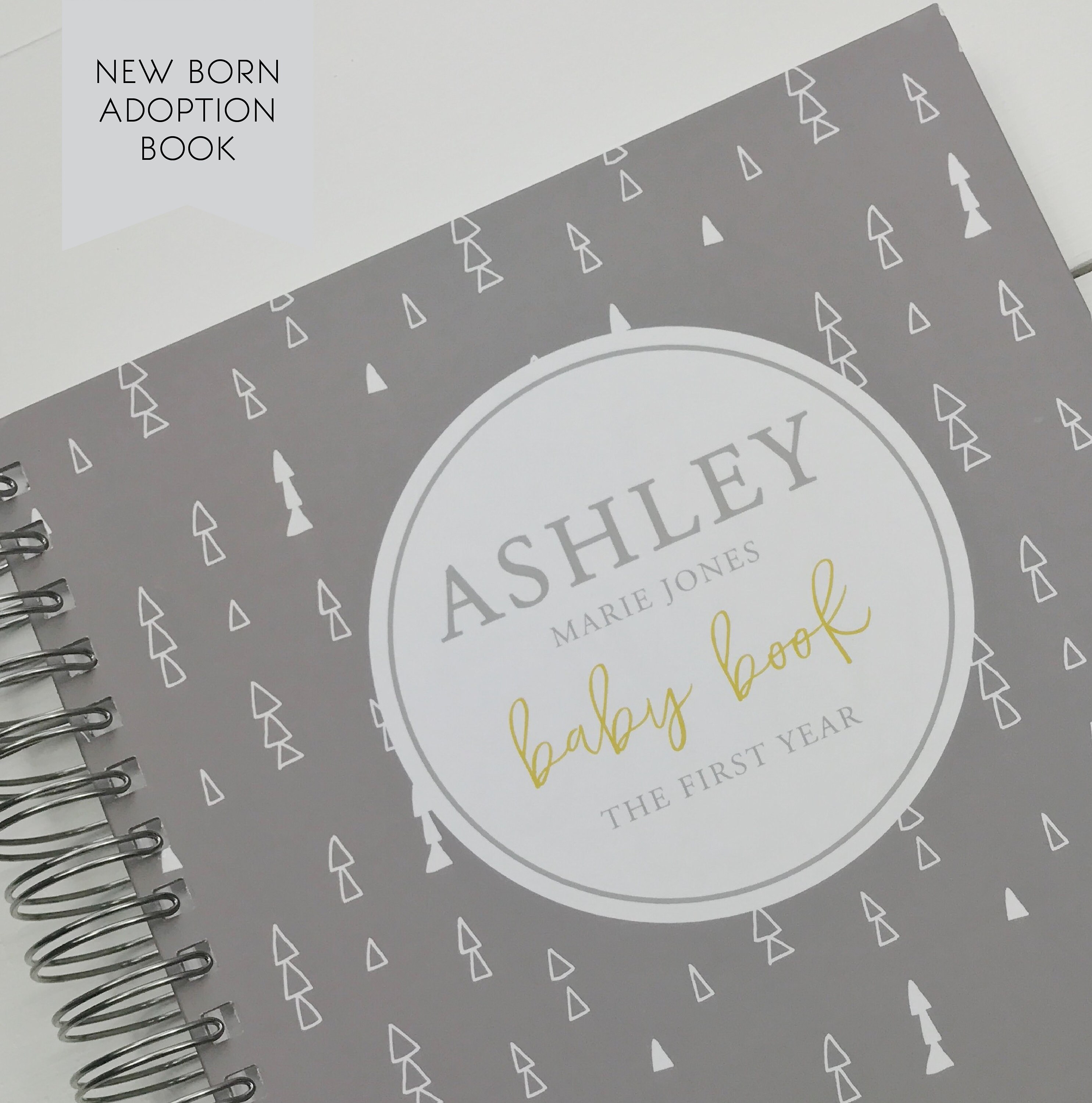 Adoption Baby Book. New born Baby Adoption Gift. Custom Adoption Book. Adoption Memory Book. Baby Book Custom Baby Book