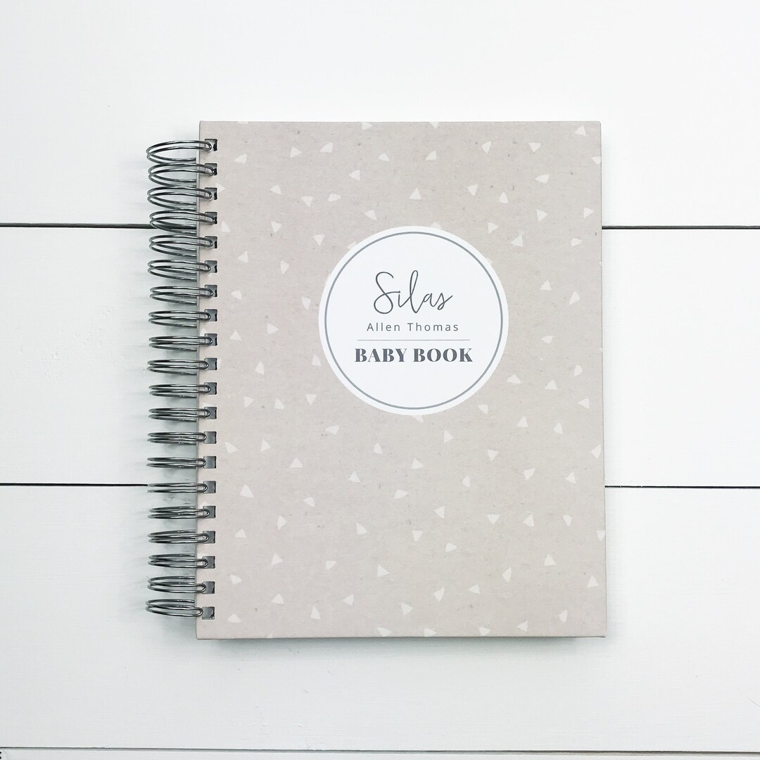 Baby Milestones Book. Baby Memory Album Book. Custom Baby Book. the